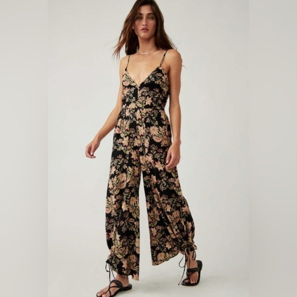 Free People Pants - Free People Stand Out One Piece Printed Jumpsuit